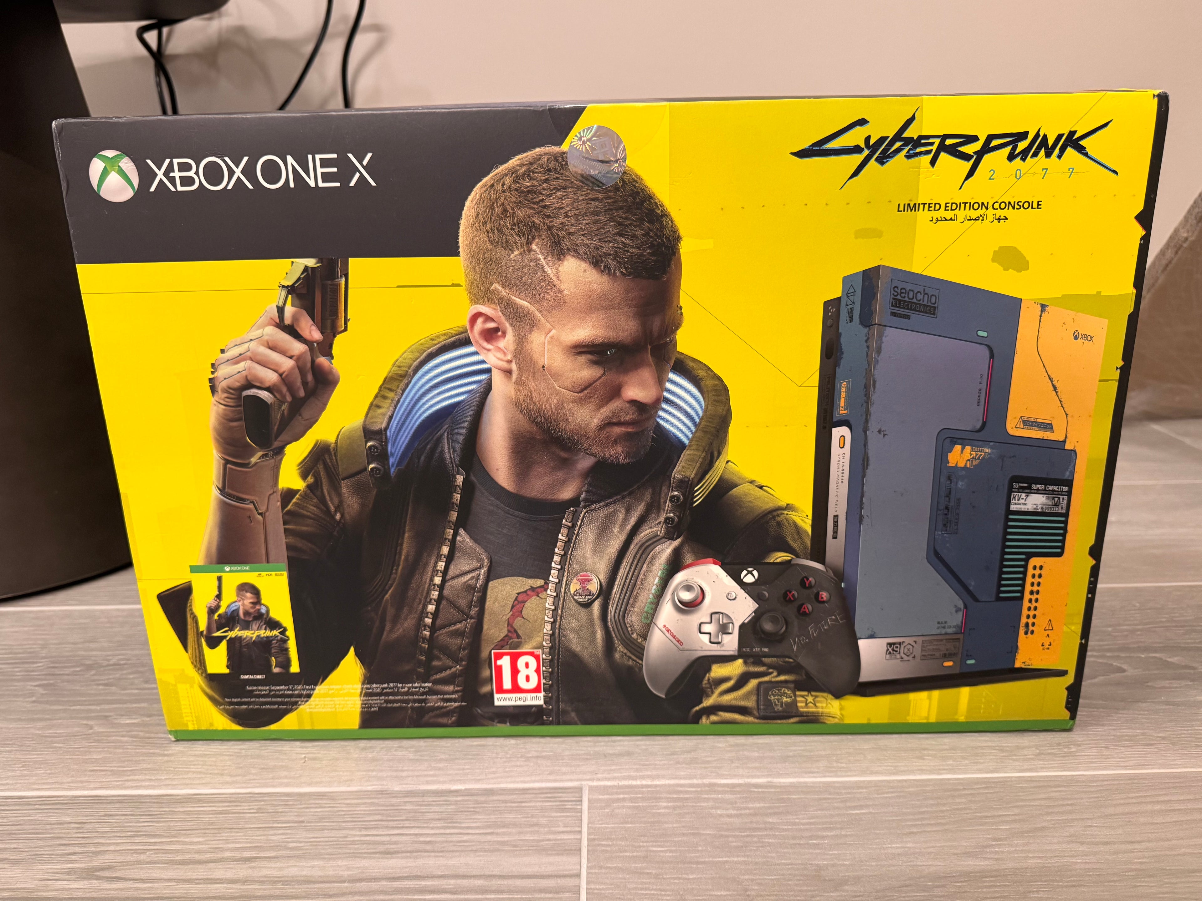 the Xbox One X Cyberpunk 2077 Limited Edition